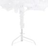 vidaXL &Aacute;rbol de Navidad artificial de esquina blanco 150 cm PVC