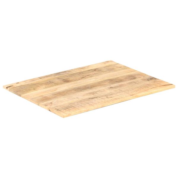 vidaXL Superficie de mesa madera maciza de mango 15-16 mm 80x70 cm