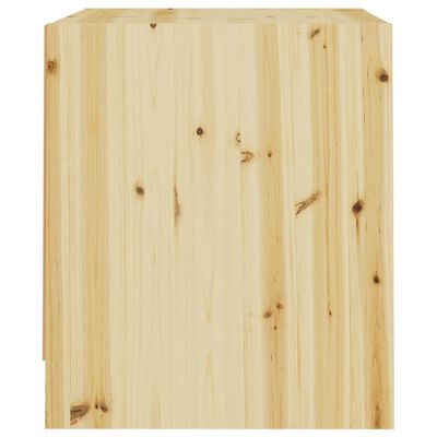 vidaXL Mesitas de noche 2 uds madera maciza de abeto 40x30,5x35,5 cm