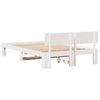 vidaXL Estructura de cama 135 x 190 cm Madera de pino macizo