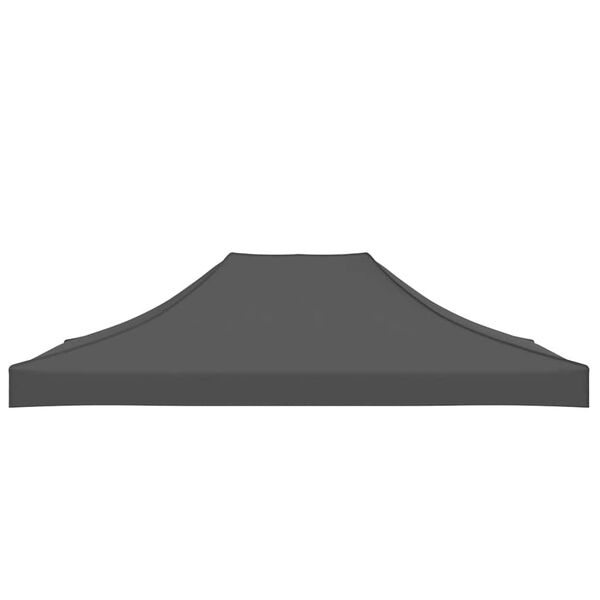vidaXL Techo de carpa para celebraciones gris antracita 4,5x3m 270g/m²