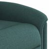 vidaXL Sill&oacute;n reclinable de masaje el&eacute;ctrico tela verde oscuro