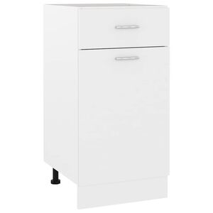 vidaXL Mueble bajo con caj&oacute;n "Lyon" blanco 40x46x81,5 cm madera de ingenier&iacute;a