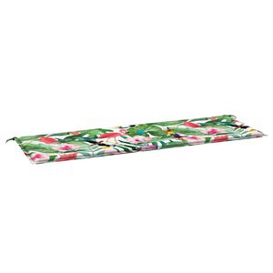 vidaXL Coj&iacute;n para banco de jard&iacute;n tela Oxford multicolor 150x50x3 cm