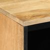vidaXL Mueble de TV madera maciza mango marr&oacute;n 80x31,5x46 cm