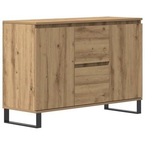 vidaXL Aparador de madera de ingenier&iacute;a roble artisan 101,5x35x70 cm