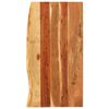 vidaXL Encimera para armario tocador madera maciza acacia 100x52x2,5cm