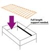 vidaXL Somier de l&aacute;minas sin colch&oacute;n con 13 listones 90x200 cm