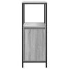 vidaXL Mueble de baño con estantes gris Sonoma 36x35x95 cm