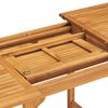 vidaXL Conjunto de comedor de jard&iacute;n 5 piezas madera maciza de teca