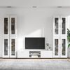 vidaXL Conjunto de mueble de TV con caj&oacute;n Madera de ingenier&iacute;a
