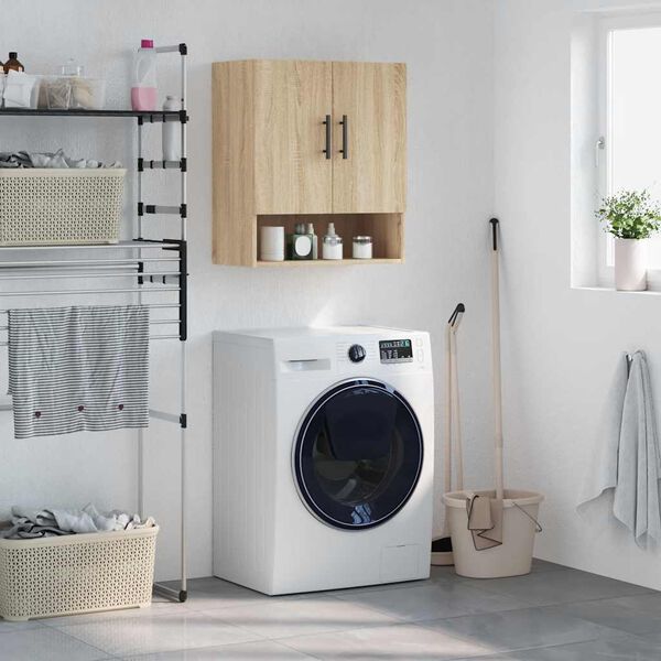 vidaXL Armario de pared madera de ingenier&iacute;a roble Sonoma 60x31x70 cm