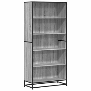 vidaXL Estanter&iacute;a de madera de ingenier&iacute;a gris Sonoma 80,5x35x170,5 cm