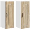 vidaXL Panel de lavaplatos Kalmar 2 uds. Roble Sonoma