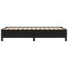 vidaXL Estructura de cama sin colch&oacute;n cuero sint&eacute;tico negro 90x200 cm