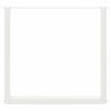 vidaXL Patas para mesa de comedor en forma de U (2 unidades), color blanco, 80 x (72-73) cm, acero