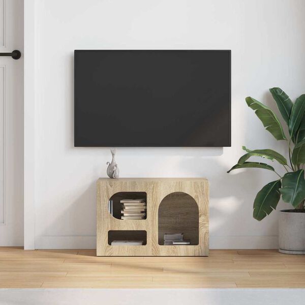 vidaXL Mueble de TV Roble Sonoma 60 x 35 x 40 cm Madera de ingenier&iacute;a
