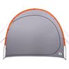 vidaXL Tienda de almacenamiento impermeable gris y naranja