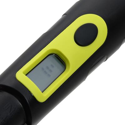 vidaXL Puntero detector de metales con pantalla LCD negro y amarillo