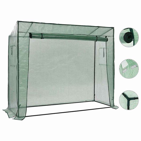 vidaXL Invernadero accesible de pie 200x80x173 cm