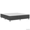 vidaXL Estructura de cama Box Spring sin colch&oacute;n tela gris 200x200 cm