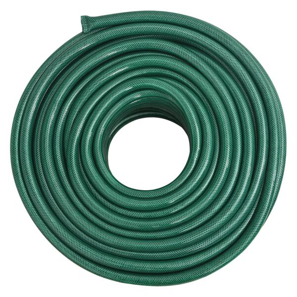 vidaXL Manguera de jard&iacute;n PVC verde 1" 30 m