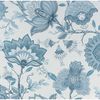 DUTCH WALLCOVERINGS Papel pintado Krisha blanco y azul