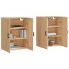 vidaXL Armarios de pared 2 uds madera de ingenier&iacute;a roble Sonoma