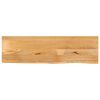 vidaXL Tablero de mesa borde natural madera maciza mango 100x20x3,8 cm