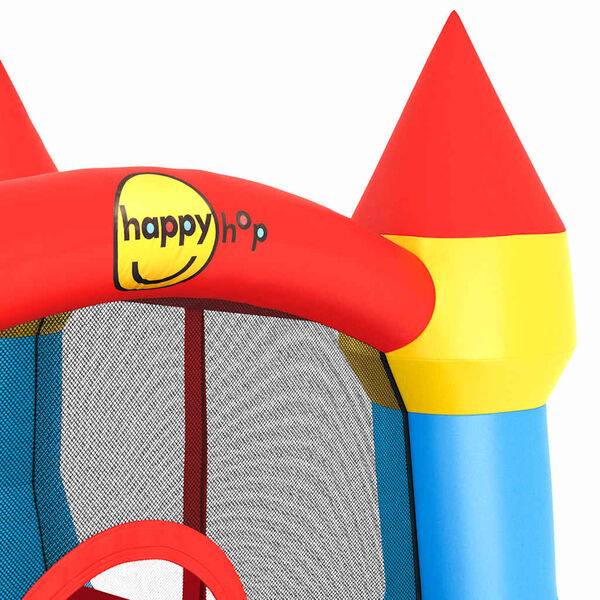 Castillo Inflable Con Doble Tobogán Hoppy Hop - Incluye Motor, Bolsa Y Kit Reparación