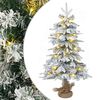 vidaXL Mini &Aacute;rbol de Navidad 45 cm 25 LED Blanco C&aacute;lido PVC y PE