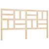vidaXL Cabecero de cama madera maciza de pino 206x4x104 cm