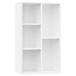vidaXL Estanter&iacute;a/Aparador madera contrachapada blanco 50x25x80 cm