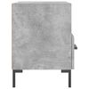 vidaXL Mesita noche 2 uds madera ingenier&iacute;a gris hormig&oacute;n 40x35x47,5cm