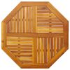 vidaXL Tablero de mesa octogonal madera maciza de acacia 90x90x2,2 cm