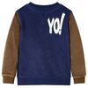 Sudadera infantil azul marino oscuro 128