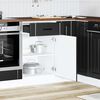 vidaXL Mueble bajo de cocina Lucca madera ingenier&iacute;a negra