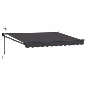 vidaXL Toldo Retr&aacute;ctil El&eacute;ctrico Antracita 2,5 x 2 m