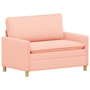 vidaXL Sof&aacute; Rosa 126 x 81 x 87,5 cm Tela