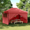 vidaXL Carpa de Fiesta Burdeos 292 x 440 x 315 cm Tela Oxford
