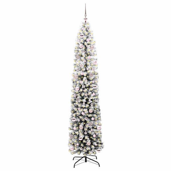 vidaXL Árbol de Navidad artificial Verde 240 cm PVC, Acero y Plástico