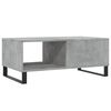 vidaXL Mesa de centro madera contrachapada gris hormig&oacute;n 90x50x36,5 cm