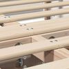vidaXL Estructura de cama 120 x 190 cm Madera de pino macizo
