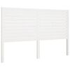 vidaXL Cabecero de cama madera maciza de pino blanco 186x4x100 cm