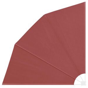 vidaXL Toldo lateral plegable de balc&oacute;n color terracota 210x210 cm