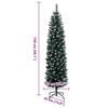 vidaXL &Aacute;rbol de Navidad artificial estrecho 150 LEDs 150 cm