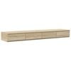 vidaXL Cajones de cama Roble Sonoma 160 x 36,5 x 16,5 cm