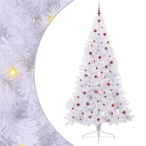 vidaXL &Aacute;rbol de Navidad artificial Blanco 240 cm PVC y Acero