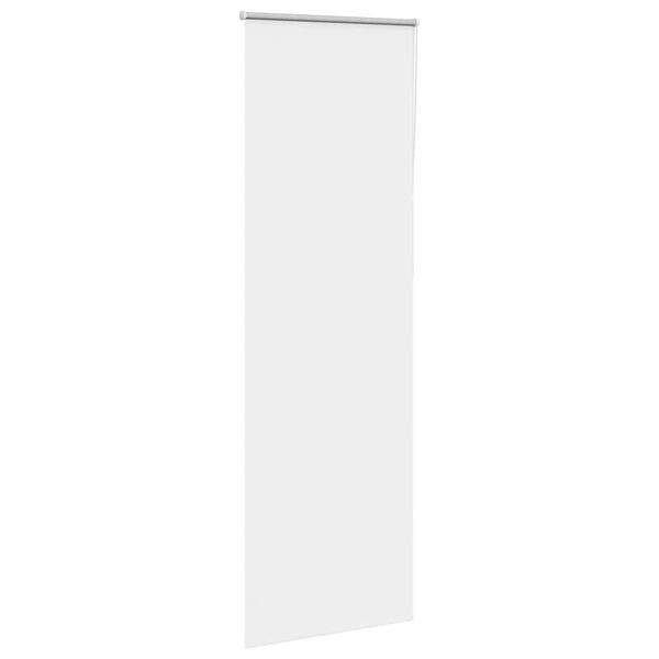 vidaXL Estor Enrollable Opaco Blanco 80x210 cm Tela Ancho 75,7 cm