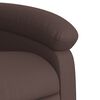 vidaXL Sill&oacute;n de masaje reclinable cuero sint&eacute;tico marr&oacute;n